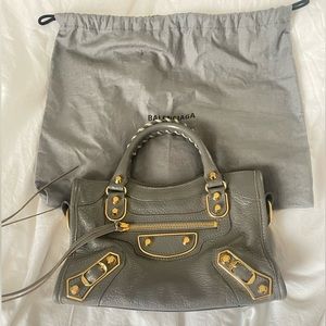 SOLD. Balenciaga City Classic Metallic Edge Bag